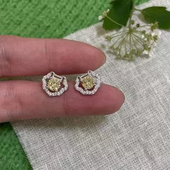 Новые китайские старинные серьги с замком безопасности, изысканные ретро-серьги высокого класса из циркония, простые нишевые серебряные серьги-иглы 925 silver needles