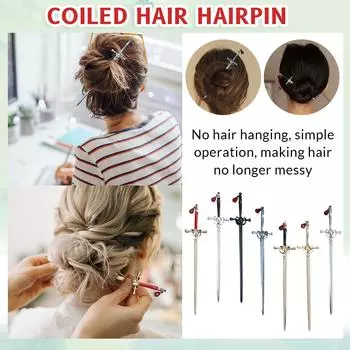 Новые китайские стили Древний меч шпилька темперамент ханьфу шпилька простая современная шпилька головной убор One Size