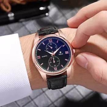 Новые классические часы со стеклом Blu-ray, простые и модные мужские часы, высококачественные поясные часы, производитель