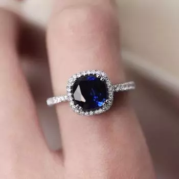 Новые классические обручальные кольца синие/красочные кольца для женщин благородные женские аксессуары для пальцев вечерние хороший подарок ювелирные изделия вечности 9