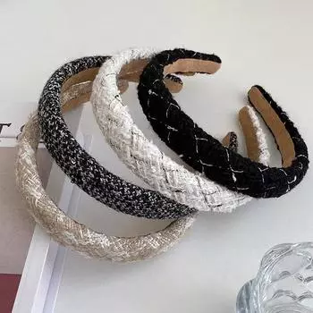 Новые классические широкие ленты для волос, модные тканевые утолщенные обручи для волос, повязки на голову, корейские аксессуары для волос для женщин, повязки для волос, подарок