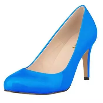 Новые классические женские туфли-лодочки, пикантные туфли на высоком каблуке средней длины с круглым носком 9 см, весенние брендовые дизайнерские черно-красные модельные свадебные туфли 35