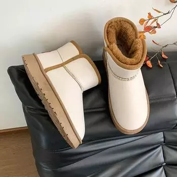 Новые классические женские зимние ботинки на утепленном пуху, удобные теплые ботильоны, женская зимняя женская обувь, массивные Botas Mujer 36