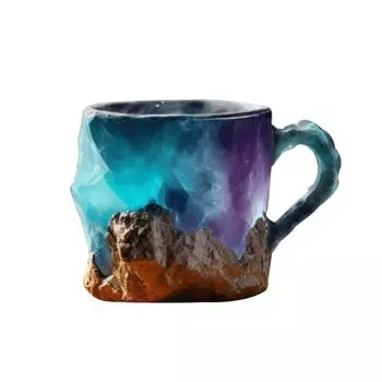 Новые кофейные кружки, кофейные кружки, натуральная кофейная кружка, цветная кружка, полупрозрачная кофейная кружка, элегантное рождество One Size