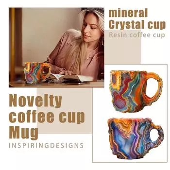 Новые кофейные кружки, кофейные кружки, натуральная кофейная кружка, цветная кружка, полупрозрачная кофейная кружка, элегантное рождество One Size