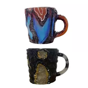 Новые кофейные кружки, кофейные кружки, натуральная кофейная кружка, цветная кружка, полупрозрачная кофейная кружка, элегантное рождество One Size