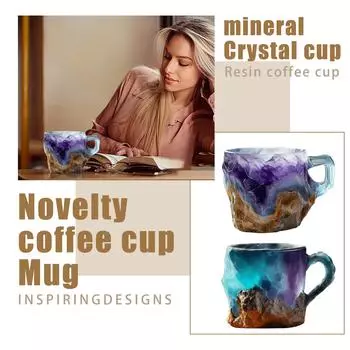 Новые кофейные кружки, кофейные кружки, натуральная кофейная кружка, цветная кружка, полупрозрачная кофейная кружка, элегантное рождество One Size