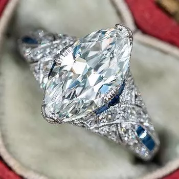 Новые кольца с кубическим цирконием «Маркиза» для женщин, новый дизайн 2022, современная мода, женские аксессуары на палец, ювелирные изделия для вечеринок 7