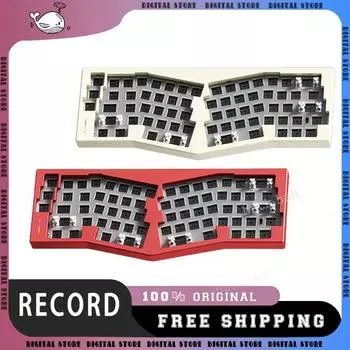 Новые комплекты механической клавиатуры Weikav Record Alice, 67 клавиш, 3 режима, 2,4 ГГц, беспроводная клавиатура Bluetooth, игровая клавиатура с возможностью горячей замены, подарок