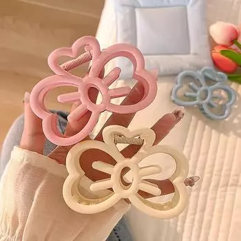 Новые конфетные цветные заколки для волос, простые аксессуары для волос, милый бант-заколка в виде акулы, высококачественные свежие заколки в виде акулы, женские аксессуары для волос розовый
