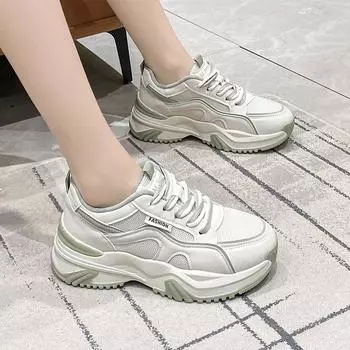 Новые корейские повседневные студенческие женские кроссовки для бега 35 зелёный