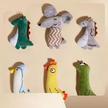 Новые кошки Натуральная кошачья мята Мягкая игрушка Динозавры Пингвины Мыши Укус Жевать Коренной зуб Интерактивная игра Аксессуары для кошек Собака Кошка
