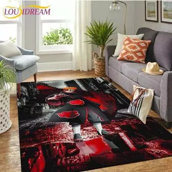 Новые ковры с рисунком Наруто, детские ковры для ползания, коврики для чайного стола для гостиной, коврик для спальни, моющиеся напольные коврики, бытовой коврик 40cm x 60cm