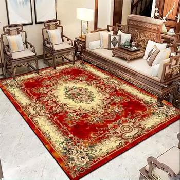 Новые ковры в европейском стиле для гостиной, украшения дома, роскошный коврик для дивана, большая площадь, мягкие нескользящие ковры для спальни 60x90cm door mat