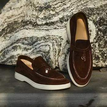 Новые кожаные мокасины с плоской подошвой, повседневная обувь, женские мокасины без застежек, повседневные мокасины, повседневная обувь на все сезоны 34-39 34 синий