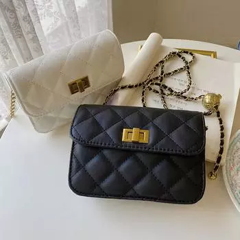 Новые кожаные сумки через плечо, простые ромбовидные сумки для сотовых телефонов, модные маленькие квадратные сумки, сумки для женщин