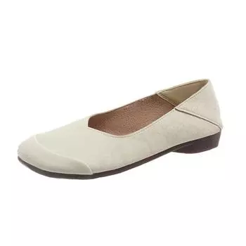 Новые кожаные туфли для мам в стиле ретро, популярные туфли на плоской подошве, женские удобные нескользящие универсальные женские туфли на мягкой подошве 35