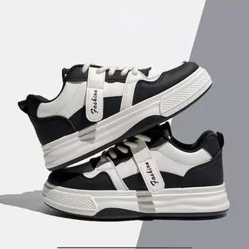 Новые кожаные женские черные белые повседневные кроссовки из вулканизированной кожи для спорта, ходьбы, бега, на платформе, на плоской подошве 40