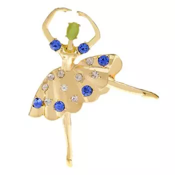 Новые красивые броши для девочек-танцовщиц для женщин, балетная женская булавка со стразами, летние дизайнерские аксессуары
