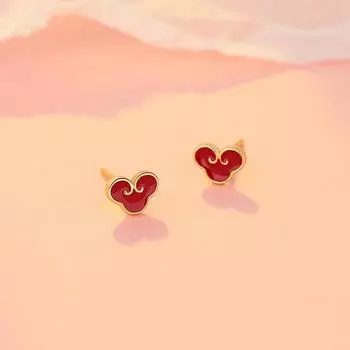 Новые красные серьги Ruyi Xiangyun в китайском стиле для женщин Новые серьги