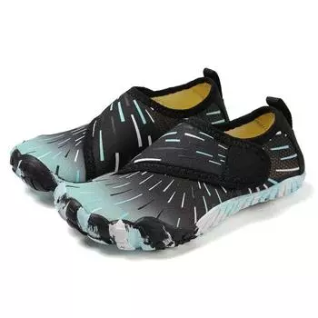 Новые красочные детские аква-туфли для плавания на берегу моря, детские кроссовки для бега по течению, летние пляжные туфли для босиком на пять пальцев 30 синий