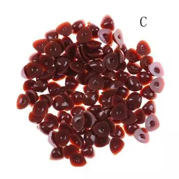 Новые креативные 10 шт./пакет детские 7x8 мм 7x9,5 мм кукольный нос Пластиковые DIY треугольные игрушки плюшевые мишки Куклы Аксессуары для кукол Игрушки для детей Хорошо сделано 6MM*8MM чёрный