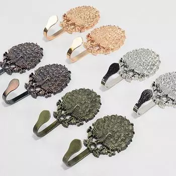 Новые креативные крючки для пальто, крючки для штор, крючки в виде павлина, крючки для занавесок для душа, оконные аксессуары