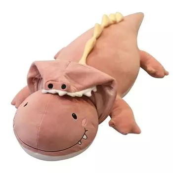 Новые креативные плюшевые игрушки, супер мягкие плюшевые животные, динозавр, косплей, игрушка-крокодил, подушка для сна, рождественский подарок 100CM