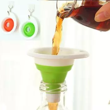 Новые креативные предметы первой необходимости, кухонная складная складная воронка для утечки масла
