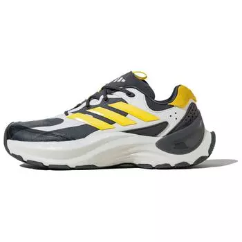 новые кроссовки Adidas Maxxwavy с нескользящей износостойкой подошвой, низкие, массивные, унисекс, темно-серые, серебристые, желтые 40.5
