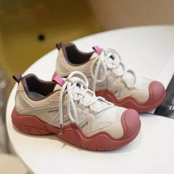 Новые кроссовки Air Mesh 2024 года, женские туфли с заплатками для гольфа, модные кроссовки для тенниса, женские туфли на плоской подошве, модная спортивная обувь на массивной подошве CN 35