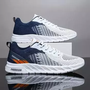 Новые кроссовки Cushion Casual Gym Athletic Trainers Outdoor Jogging Tennis Shoes Mens Running Shoes Breathable Knit Sport 39