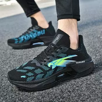 Новые кроссовки для бега с сетчатой карбоновой основой, подошва EVA + резина, размер 36-45, мужские и женские кроссовки для студентов 36