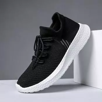 Новые кроссовки для бега, женские дышащие кроссовки, летние легкие сетчатые кроссовки с воздушной подушкой для мужчин, кроссовки для бега на открытом воздухе со шнуровкой 35 абрикосовый