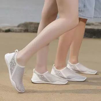 Новые кроссовки для плавания, пляжа, воды, походов, быстросохнущие кроссовки для серфинга, дышащие, износостойкие, для мужчин и женщин, кроссовки того же стиля 35 розовый