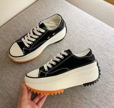 Новые кроссовки для женщин, летние новые парусиновые туфли на платформе, модные женские спортивные повседневные вулканизированные туфли, женские туфли Chaussure Femme 35