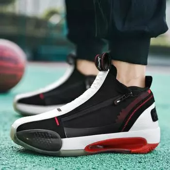 Новые кроссовки высокие актуальные туфли двойная молния цвет соответствует мужская обувь корейские кроссовки мужская модная обувь повседневная 43