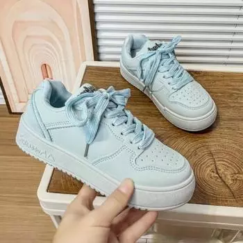 Новые кроссовки женские 2024 классические популярные туфли универсальные повседневные модные белые кроссовки женские дизайнерские туфли 35 светло-синий