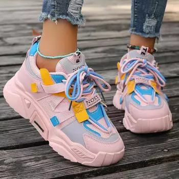 Новые кроссовки женские дизайнерские туфли женские легкие сетчатые дышащие универсальные повседневные вулканизированные туфли для отдыха на открытом воздухе 35 бежевый