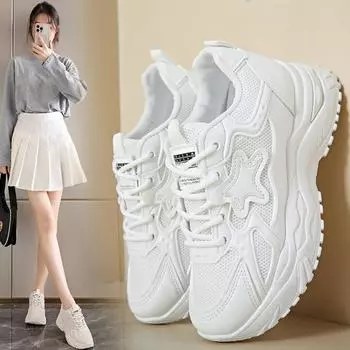 Новые кроссовки женские плоские повседневные кроссовки летние модные универсальные кроссовки на шнуровке для женщин Обувь Zapatos De Mujer 35