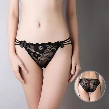 Новые кружевные трусики-стринги, сексуальные стринги для женщин, трусики с низкой талией, однотонные женские трусы, перспективное нижнее белье, нижнее белье One Size