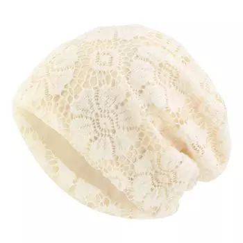 Новые кружевные женские шапки-бини, шапки-тюрбаны, весна-осень, ветрозащитные, теплые, черные шапки, платки, чепчики для женщин