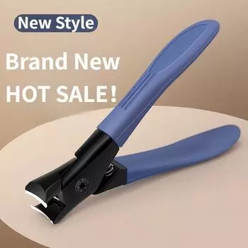 Новые кусачки для ногтей с защитой от брызг, специальные кусачки для толстых и твердых ногтей, большие бытовые кусачки для ногтей красный