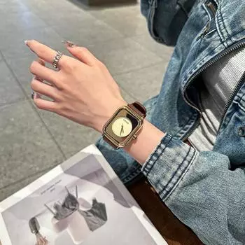 Новые квадратные часы, большой циферблат, силиконовые женские часы, модный тренд унисекс, простые и универсальные часы для пары