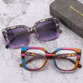 Новые квадратные компьютерные очки для женщин и мужчин, блокирующие синий свет, оптические очки, оправа в стиле ретро, модные очки с защитой от синего луча