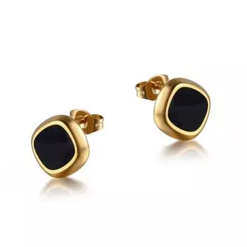 Новые квадратные серьги в стиле ретро для мужчин и женщин, новые серьги