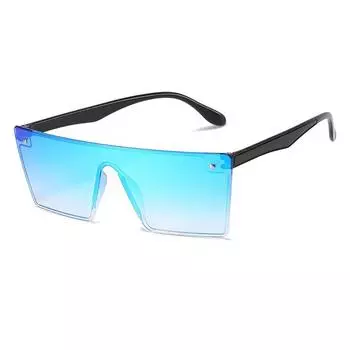 Новые квадратные солнцезащитные очки большого размера, женские красочные солнцезащитные очки в большой оправе, женские классические винтажные прямоугольные очки UV400