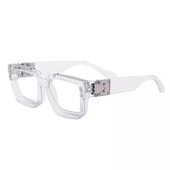 Новые квадратные солнцезащитные очки, европейские и американские солнцезащитные очки, женские модные мужские солнцезащитные очки в стиле миллионера для уличной стрельбы в стиле панк 86229