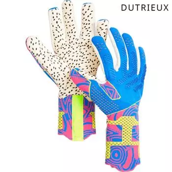 Новые латексные перчатки для взрослых и детей, профессиональные футбольные перчатки для вратарей, несколько вариантов стилей, красивые Size 6