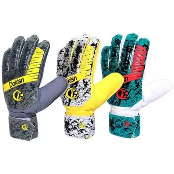 Новые латексные вратарские перчатки со съемной защитой пальцев Футбольные вратарские перчатки S size8